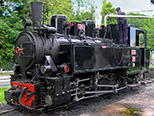 Lokomotiva 764.425 na Welshpool Raven Square