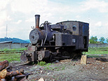 Lokomotiva Henschel v Kamenici nad Cirochou