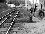 Kolejová splítka v Jindřichově Hradci